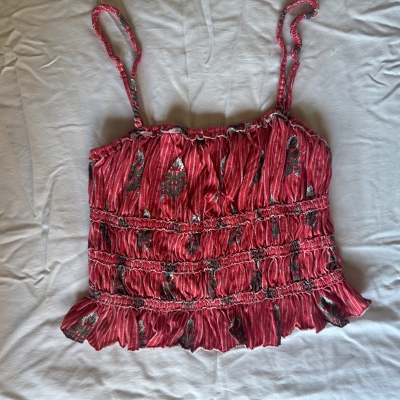 We The Free Tops - We The Free Coral Ruched Top